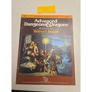 I7 BALTRON'S BEACON ADVANCED DUNGEONS & DRAGONS AD&D TSR 9152 - 1 MODULE
